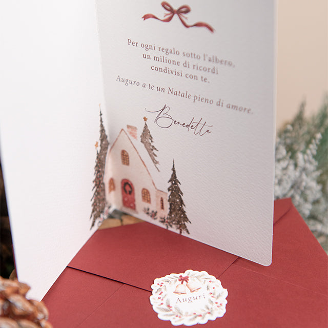 Biglietto di auguri con testo personalizzato