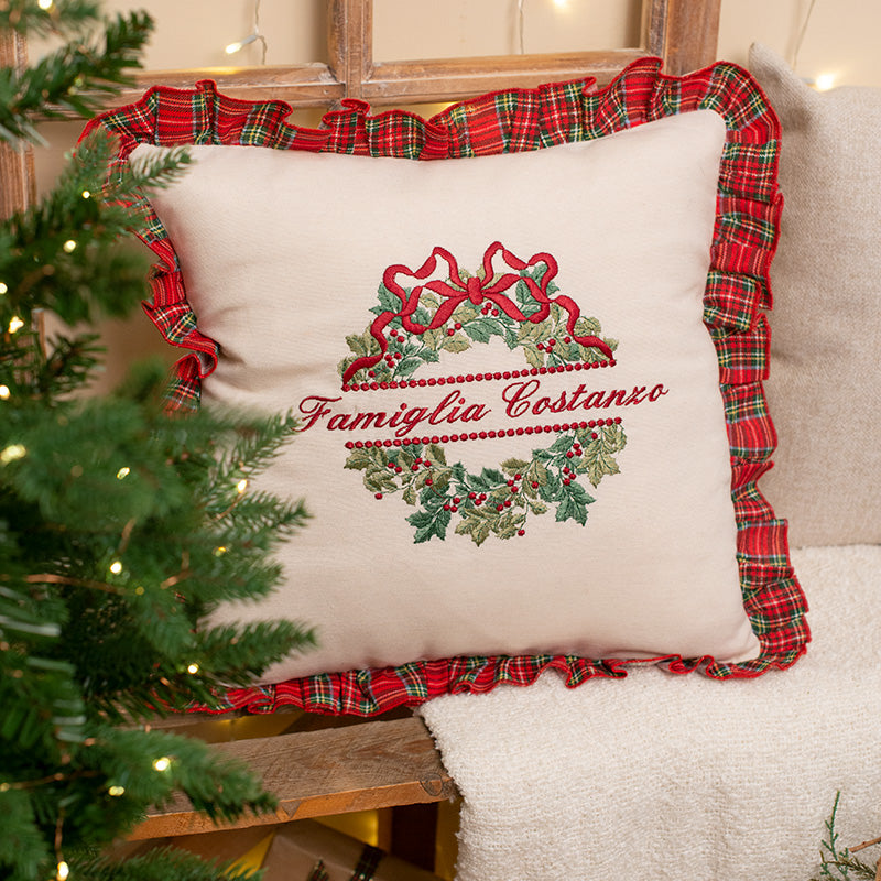 Christmas Garland Pillow
