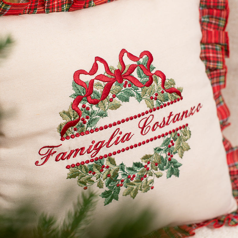 Christmas Garland Pillow