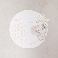 Flower Elephant Menu