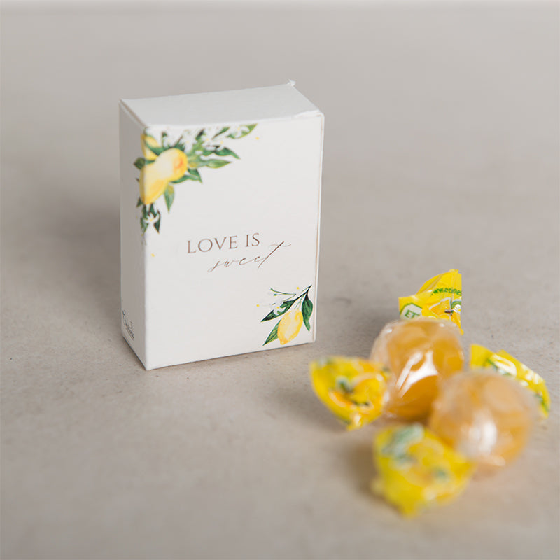 Watercolor Lemons Sweet Box