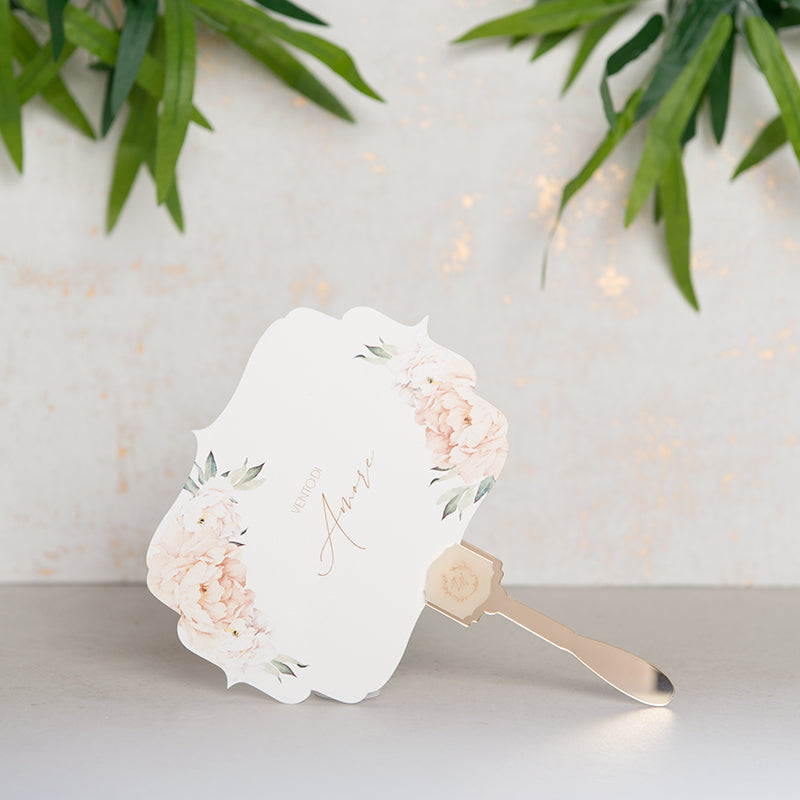 Peonies Elegance Fan