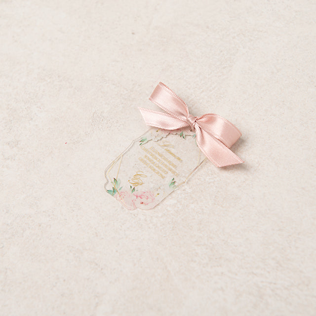 Pink 'n Peonies Bow