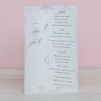 Rose Gold Menu